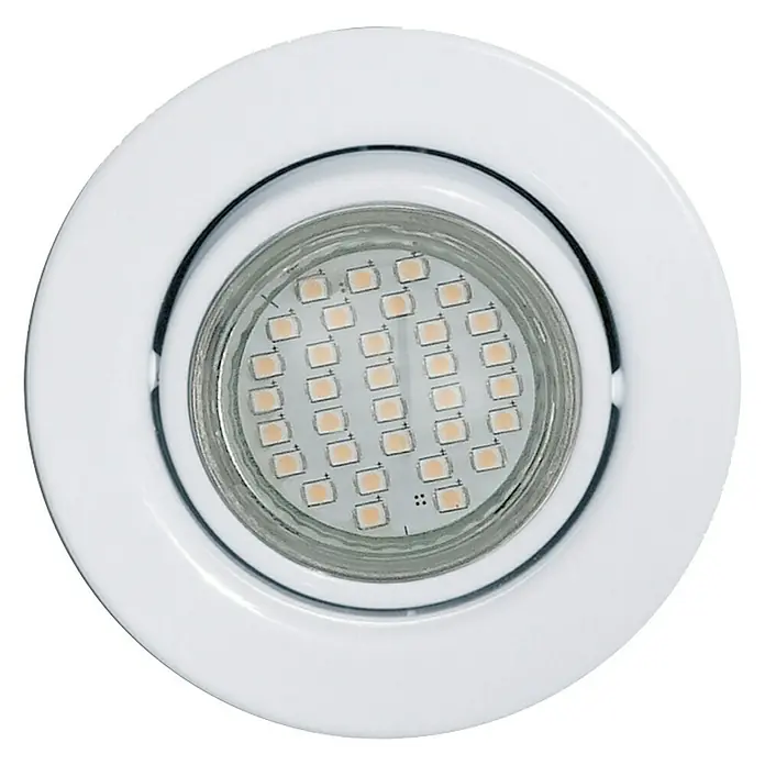 Eglo Set ugradbenih LED svjetiljki - 9 W, Bijele boje, 3 Kom., Topla bijela, IP20