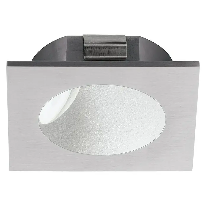 Eglo Inbouwverlichtingset hoekig Zarate - 2 W, l x b: 8 x 8 cm, Zilver - Vooraanzicht