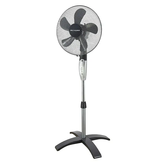 PR Klima Ventilador de pie Multi Blower - Blanco/gris, Altura: 135 cm, 55 W - Vista frontal