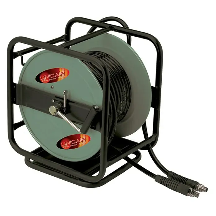 Unicair Soporte portamangueras RM-20M - Longitud del tubo: 20 m, Presión máx.: 15 bar