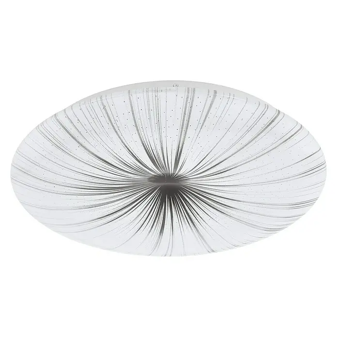 Eglo LED-Wand- & Deckenleuchte rund Nieves - 24 W, Ø x H: 410 mm x 6,5 cm, Weiß, Warmweiß - Vorderansicht