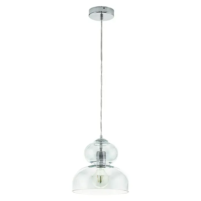 Eglo Pendelleuchte rund Ullaste - Höhe: 110 cm - Vorderansicht