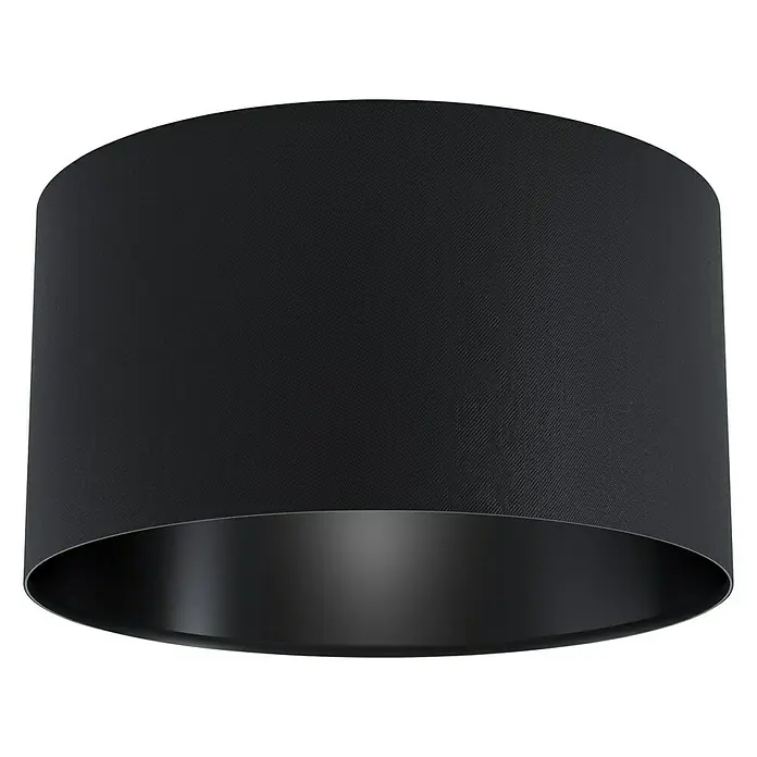 Eglo Maserlo Deckenleuchte rund - 40 W, Ø x H: 40 x 24 cm, Schwarz, E27 - Vorderansicht
