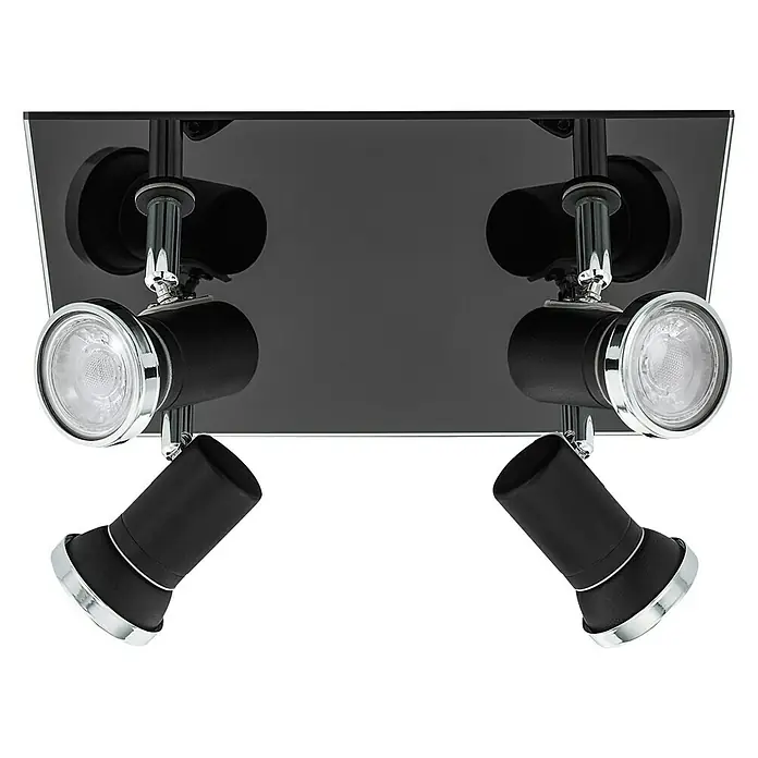 Eglo Led-plafondlamp Tamara 1 - 13,2 W, Transparant, Warm wit - Vooraanzicht