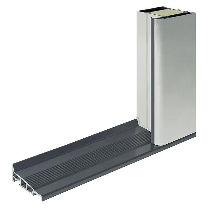Hörmann EcoStar Haustür ISOPRO - 110 x 210 cm, DIN Anschlag: Rechts, Anthrazit Metallic - Detailaufnahme