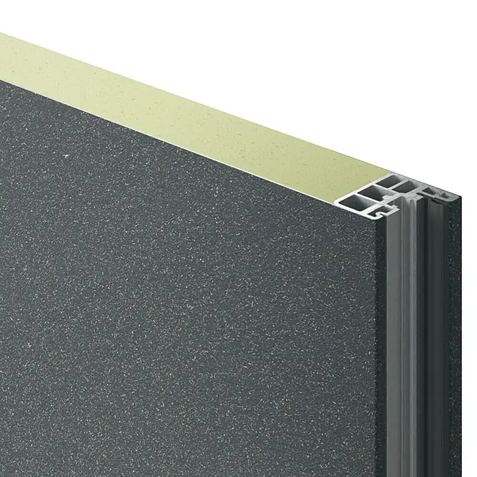 Hörmann EcoStar Haustür ISOPRO - 110 x 210 cm, DIN Anschlag: Rechts, Anthrazit Metallic - Detailaufnahme