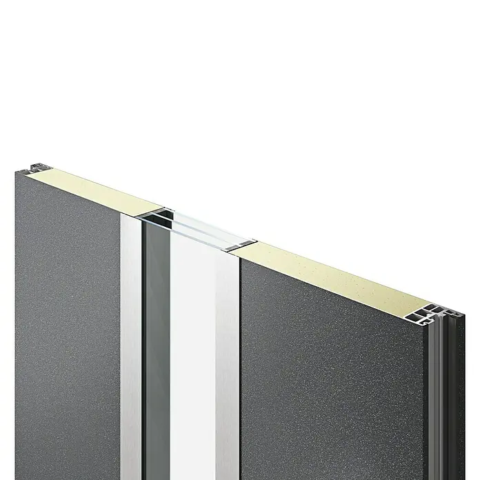 Hörmann EcoStar Haustür ISOPRO - 110 x 210 cm, DIN Anschlag: Rechts, Verkehrsweiß - Detailaufnahme