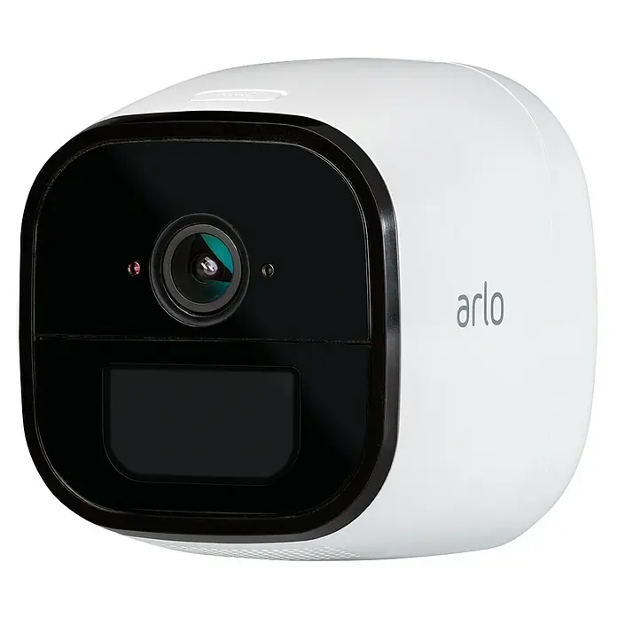 Arlo Akku-Überwachungskamera - 1.280 x 720 Pixel, Erfassungswinkel: 130 °, 1 Stk., IP65 - Linke Seitenansicht