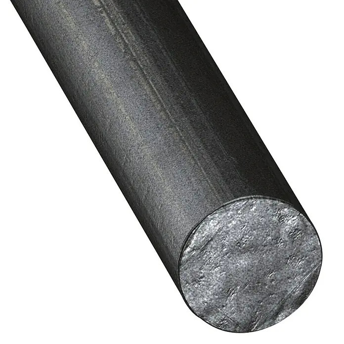 Kantoflex Okrugla šipka - Ø x D: 8 x 2.000 mm, Toplo valjani čelik - Pogled s lijeve strane