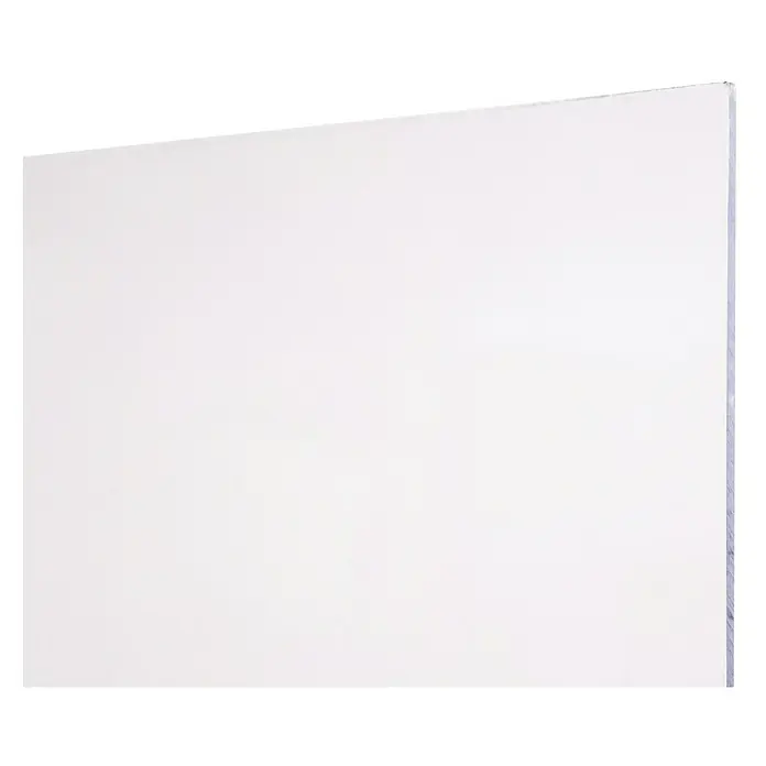 Placa de policarbonato compacto - 2 m x 1,3 m x 4 mm, Policarbonato, Transparente
