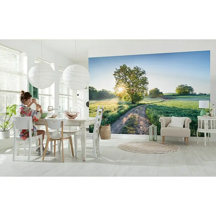 Komar Stefan Hefele Edition 1 Fototapete A New Day in Paradise - 4 -tlg., B x H: 400 x 250 cm, Vlies - Stimmungsaufnahme