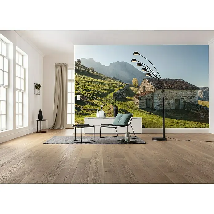 Komar Stefan Hefele Edition 2 Fototapete Picos De Europe Alm - 9 -tlg., B x H: 450 x 280 cm, Vlies - Stimmungsaufnahme