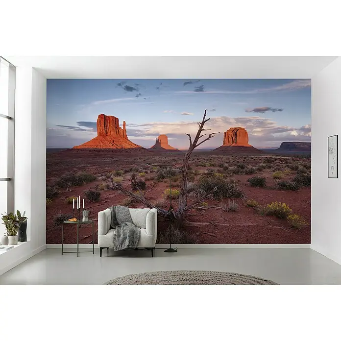 Komar Stefan Hefele Edition 2 Fototapete Wild West Heroes - 9 -tlg., B x H: 450 x 280 cm, Vlies - Stimmungsaufnahme