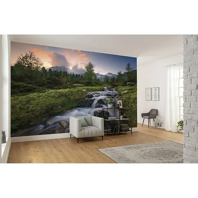 Komar Stefan Hefele Edition 2 Fototapete Wild Paradise - 9 -tlg., B x H: 450 x 280 cm, Vlies - Stimmungsaufnahme