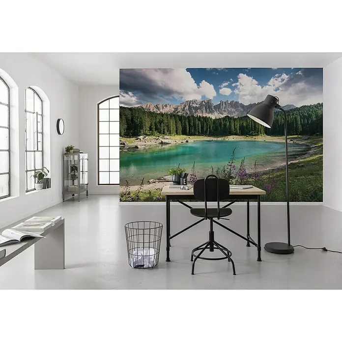 Komar Stefan Hefele Edition 2 Fototapete Dolomiten Juwel - 9 -tlg., B x H: 450 x 280 cm, Vlies - Stimmungsaufnahme