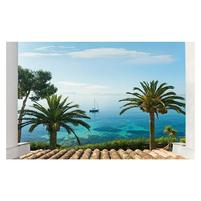 Komar Stefan Hefele Edition 2 Fototapete Paradise View - 9 -tlg., B x H: 450 x 280 cm, Vlies - Vorderansicht