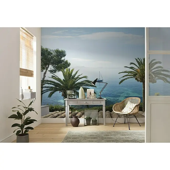Komar Stefan Hefele Edition 2 Fototapete Paradise View - 9 -tlg., B x H: 450 x 280 cm, Vlies - Stimmungsaufnahme
