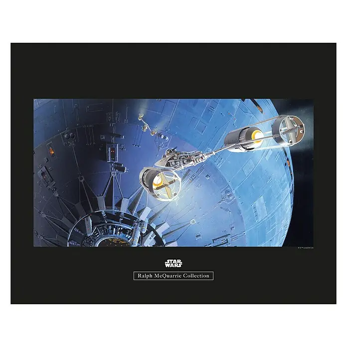 Komar Star Wars Poster RMQ Death Star Attack - Disney, B x H: 50 x 40 cm - Vorderansicht