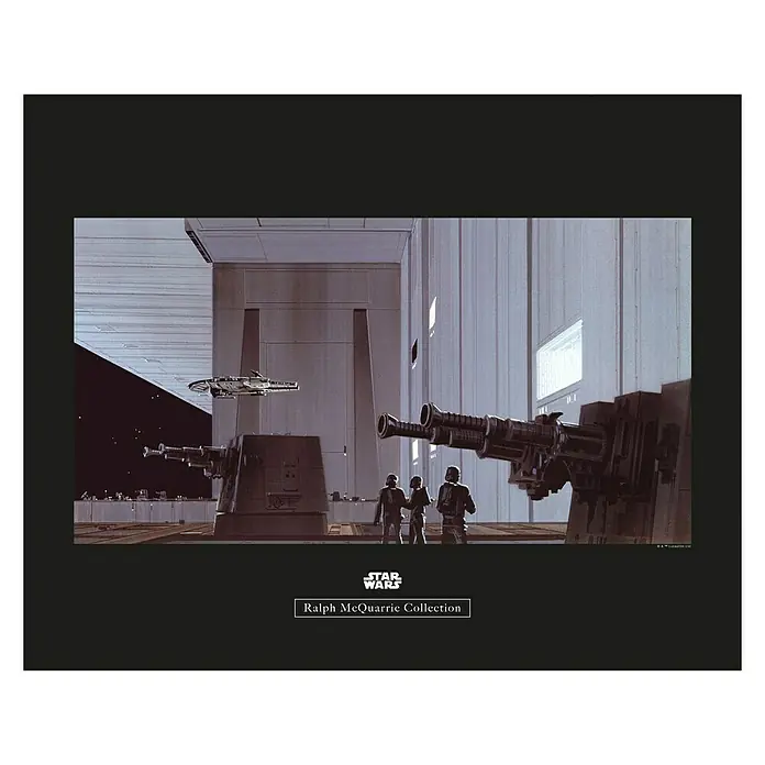 Komar Star Wars Poster RMQ Death Star Hangar - Disney, B x H: 50 x 40 cm - Vorderansicht
