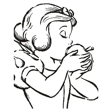 Komar Disney Edition 4 Poster Snow White Apple Bite