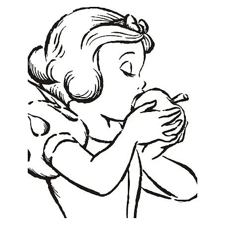 Komar Disney Edition 4 Poster Snow White Apple Bite