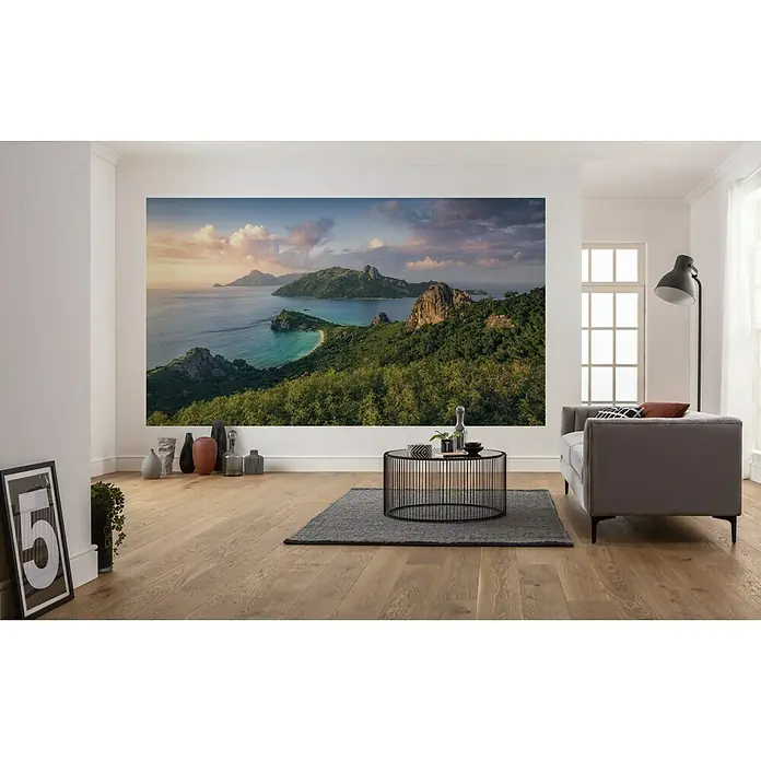 Komar Stefan Hefele Edition 2 Fototapete Monkey Island - 7 -tlg., B x H: 350 x 200 cm, Vlies - Stimmungsaufnahme