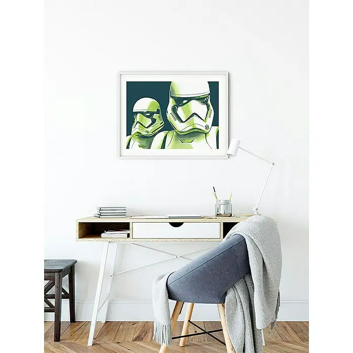 Komar Star Wars Poster Faces Stormtrooper - Disney, B x H: 50 x 40 cm - Stimmungsaufnahme