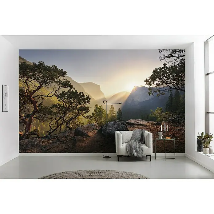 Komar Stefan Hefele Edition 2 Fototapete Yosemites Secret - 9 -tlg., B x H: 450 x 280 cm, Vlies - Stimmungsaufnahme
