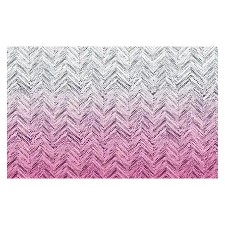 Komar Infinity Fototapete Herringbone Pink