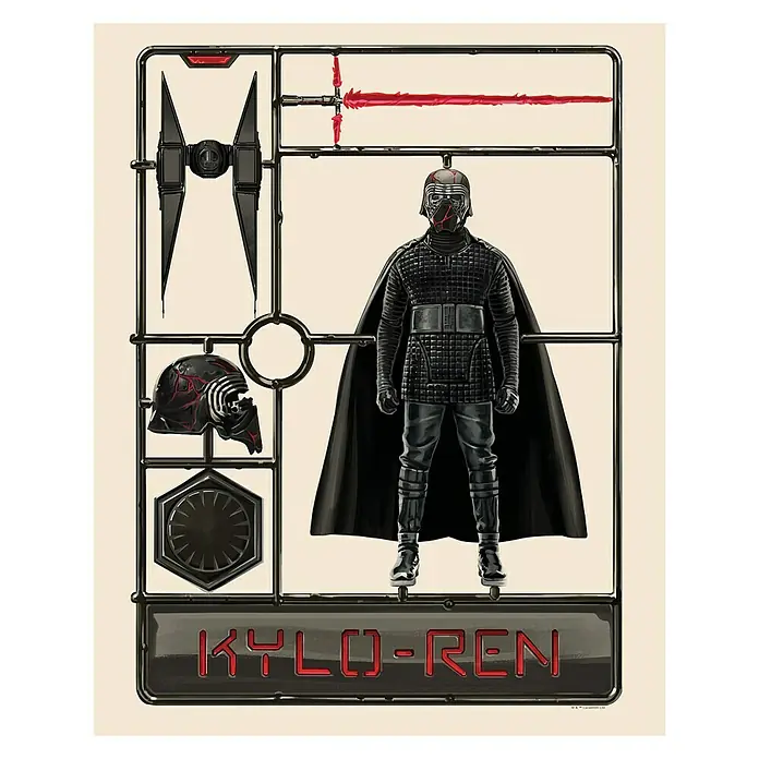 Komar Star Wars Poster Toy Kylo-Ren - Disney, B x H: 50 x 70 cm - Vorderansicht
