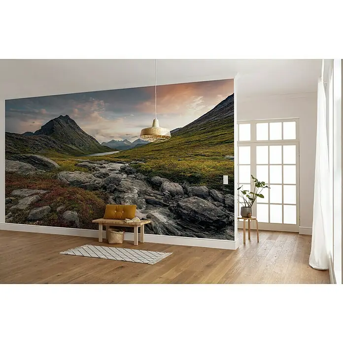 Komar Stefan Hefele Edition 2 Fototapete Schroffes Paradies - 9 -tlg., B x H: 450 x 280 cm, Vlies - Stimmungsaufnahme