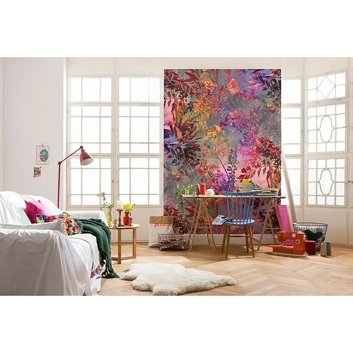 Komar Imagine Edition 3 - Stories Fototapete Wild Garden - 4 -tlg., B x H: 184 x 254 cm, Papier - Stimmungsaufnahme