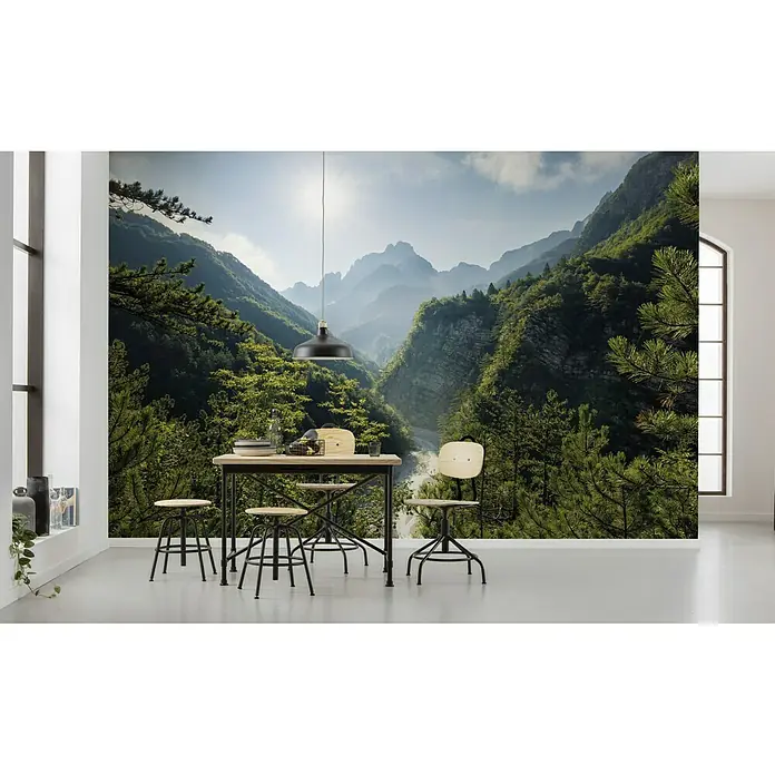 Komar Stefan Hefele Edition 2 Fototapete Elbenpforte - 9 -tlg., B x H: 450 x 280 cm, Vlies - Stimmungsaufnahme