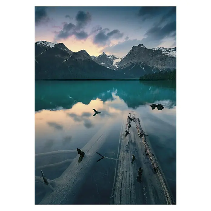 Komar Stefan Hefele Edition 2 Fototapete Burning Emerald - 4 -tlg., B x H: 200 x 280 cm, Vlies - Vorderansicht