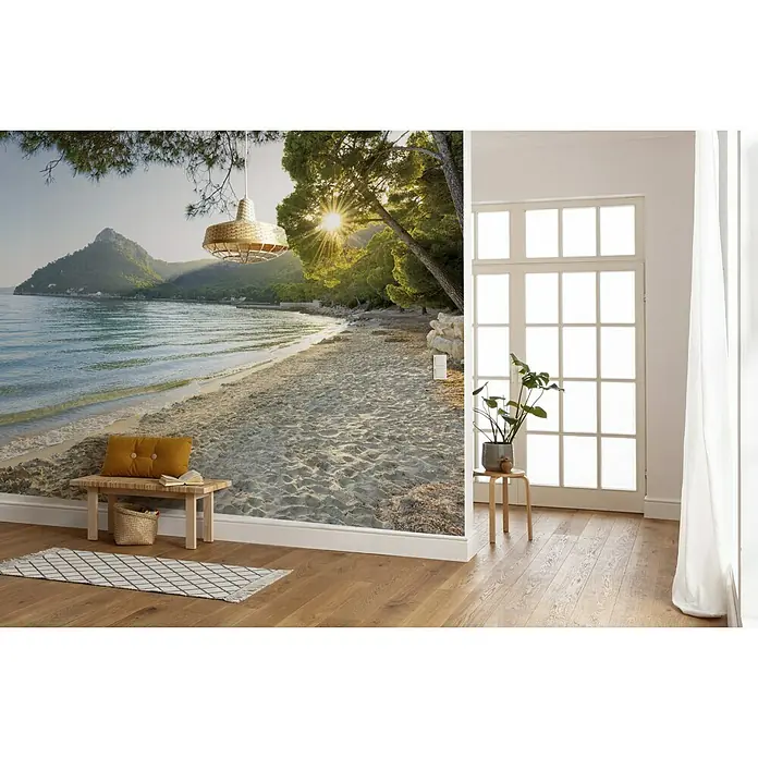 Komar Stefan Hefele Edition 2 Fototapete Lonely Paradise - 9 -tlg., B x H: 450 x 280 cm, Vlies - Stimmungsaufnahme