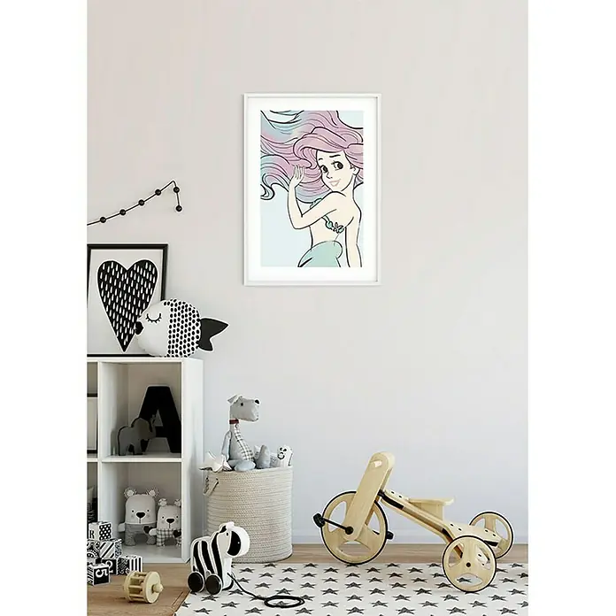 Komar Disney Edition 4 Poster Ariel Aquarell - Disney, B x H: 50 x 70 cm - Stimmungsaufnahme