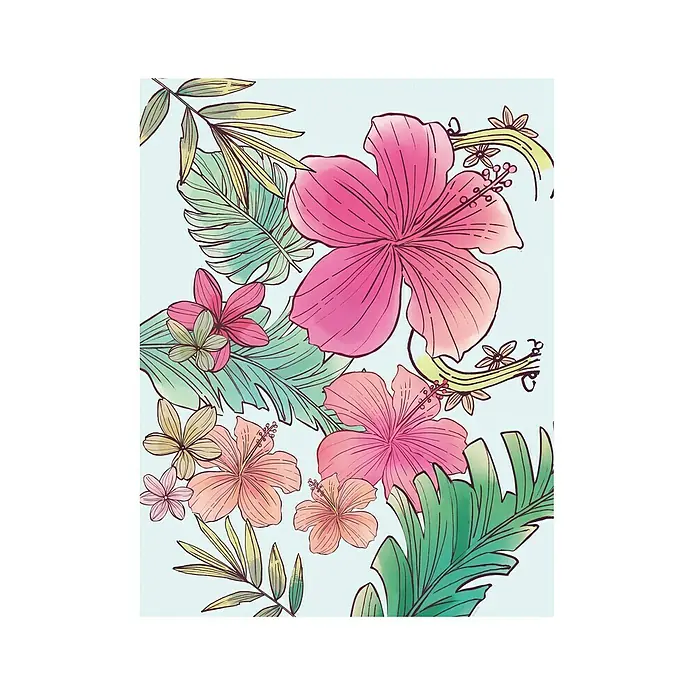 Komar Disney Edition 4 Poster Ariel Flowers - Disney, B x H: 30 x 40 cm - Vorderansicht