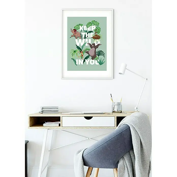 Komar Disney Edition 4 Poster Jungle Book Keep the Wild - Disney, B x H: 50 x 70 cm - Stimmungsaufnahme