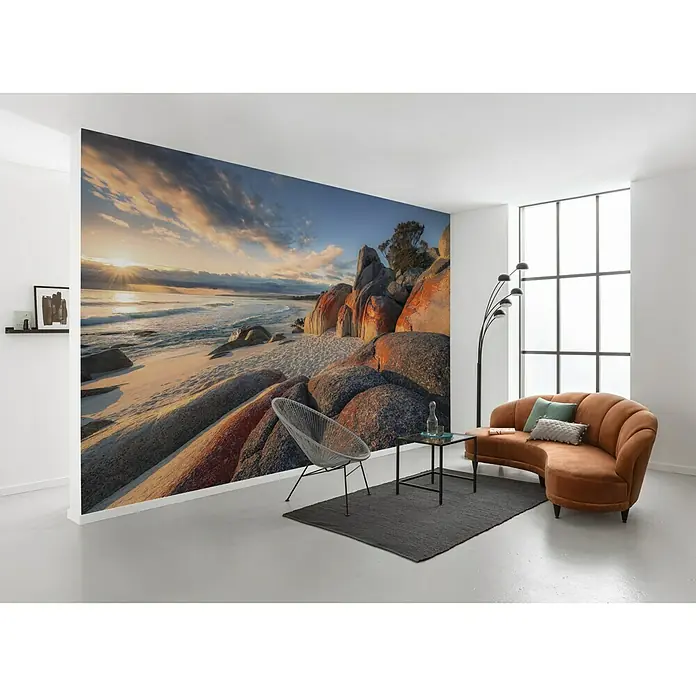 Komar Stefan Hefele Edition 2 Fototapete Bay of Fires - 8 -tlg., B x H: 400 x 280 cm, Vlies - Stimmungsaufnahme