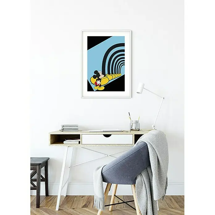 Komar Disney Edition 4 Poster Mickey Mouse Foot Tunnel - Disney, B x H: 30 x 40 cm - Stimmungsaufnahme