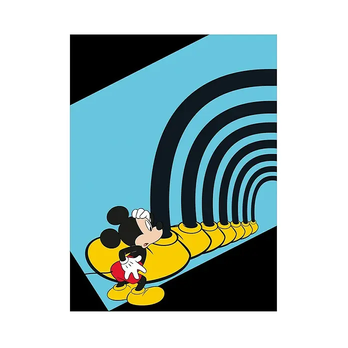 Komar Disney Edition 4 Poster Mickey Mouse Foot Tunnel - Disney, B x H: 30 x 40 cm - Vorderansicht