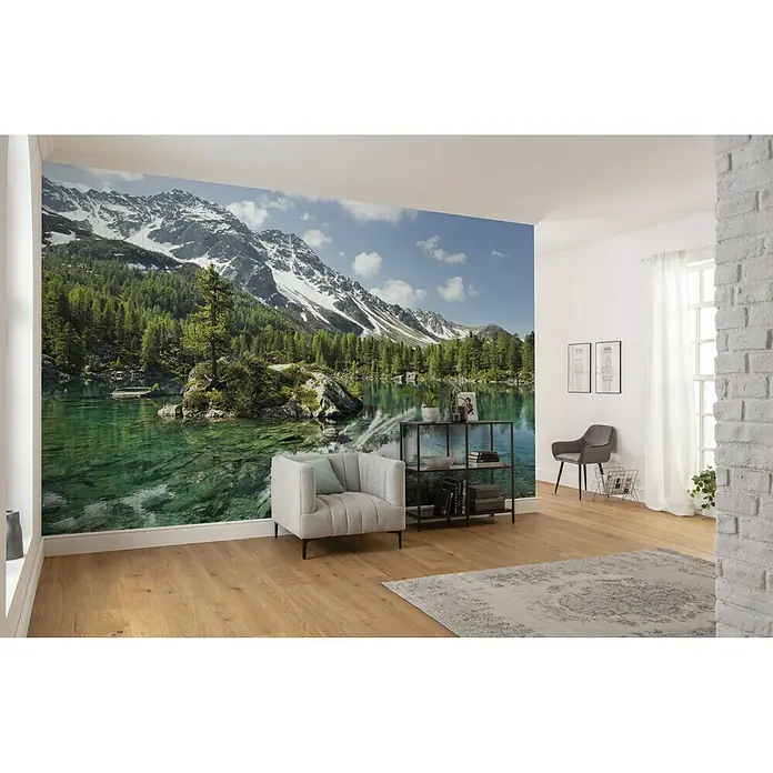 Komar Stefan Hefele Edition 2 Fototapete Bergmagie - 9 -tlg., B x H: 450 x 280 cm, Vlies - Stimmungsaufnahme