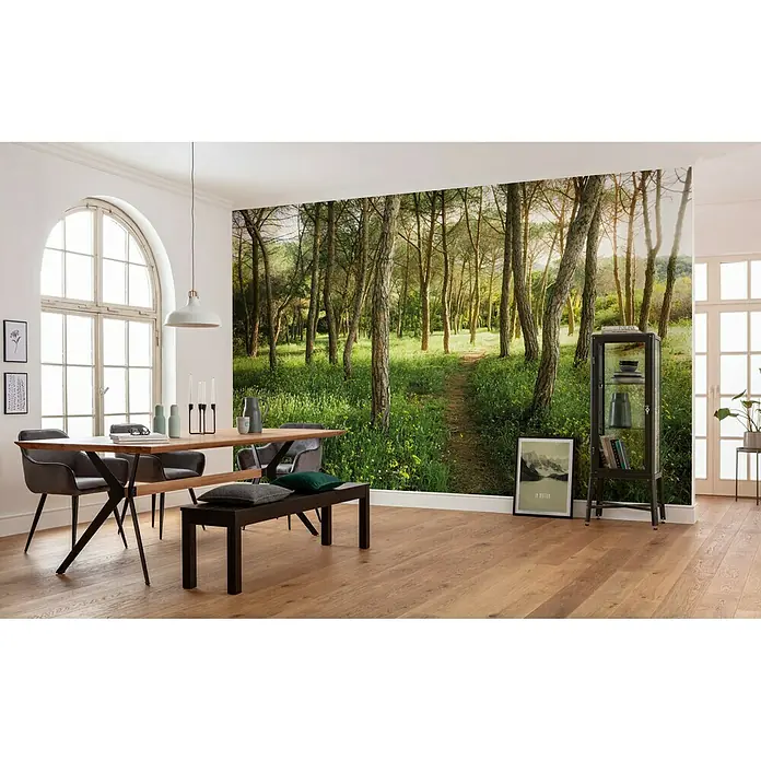 Komar Stefan Hefele Edition 2 Fototapete Blütenzauberwald - 9 -tlg., B x H: 450 x 280 cm, Vlies - Stimmungsaufnahme