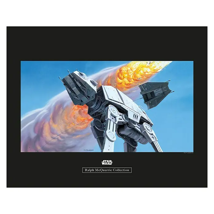 Komar Star Wars Poster RMQ Hoth Battle AT-AT - Disney, B x H: 50 x 40 cm - Vorderansicht