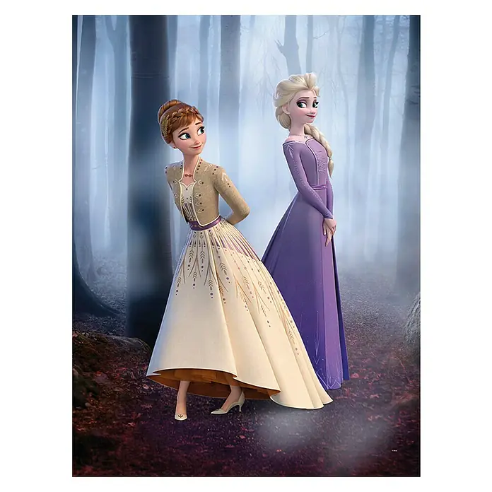 Komar Disney Edition 4 Poster Frozen Wood Walk - Disney, B x H: 30 x 40 cm - Vorderansicht