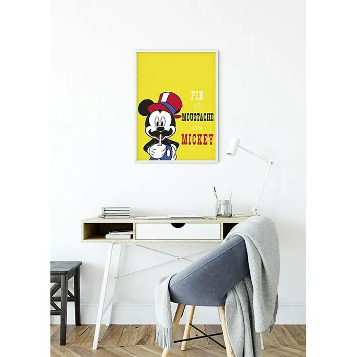 Komar Disney Edition 4 Poster Mickey Mouse Moustache - Disney, B x H: 50 x 70 cm - Stimmungsaufnahme
