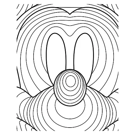 Komar Disney Edition 4 Poster Mickey Mouse Lines