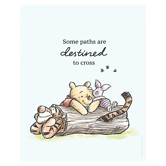 Komar Disney Edition 4 Poster Winnie Pooh Path - Disney, B x H: 50 x 70 cm - Vorderansicht