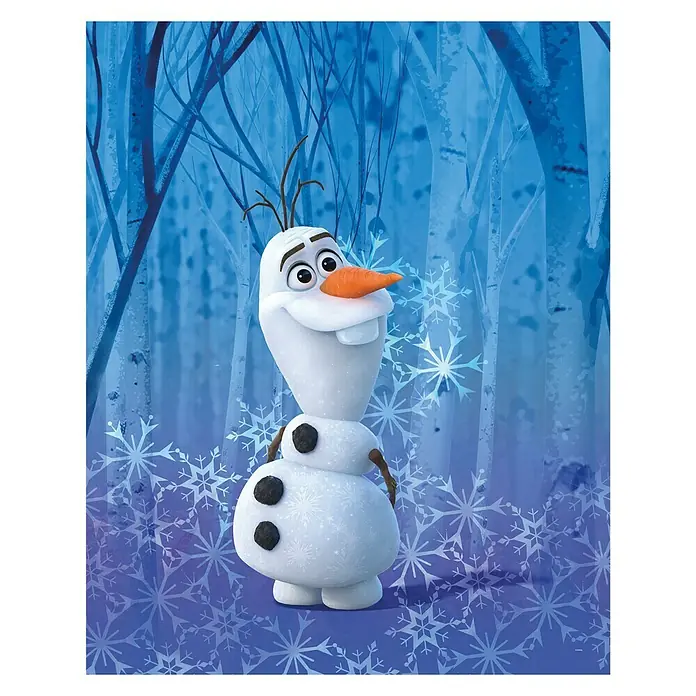 Komar Disney Edition 4 Poster Frozen Olaf Crystal - Disney, B x H: 40 x 50 cm - Vorderansicht