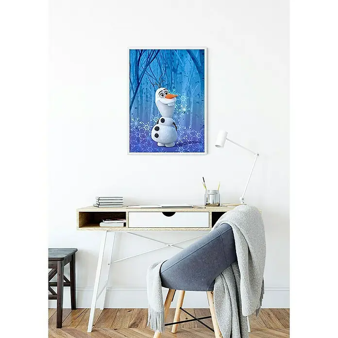 Komar Disney Edition 4 Poster Frozen Olaf Crystal - Disney, B x H: 50 x 70 cm - Stimmungsaufnahme